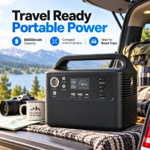 300W 256Wh LiFePO4 portable power station