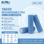 18650 3.7V 2200mAh Li-ion Cell
