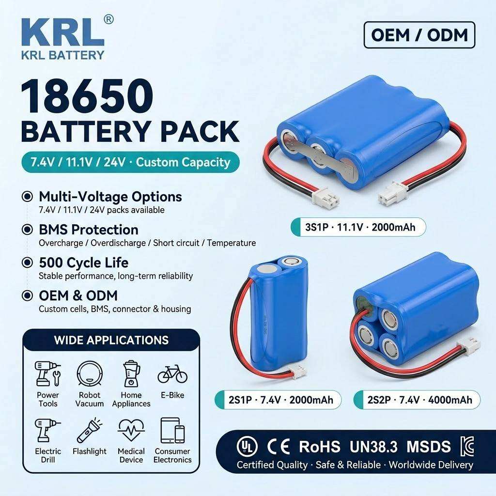 Custom 18650 Cells & Battery Packs Custom 18650 Cells & Battery Packs