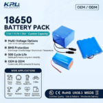 18650 3.7V Custom Battery Pack